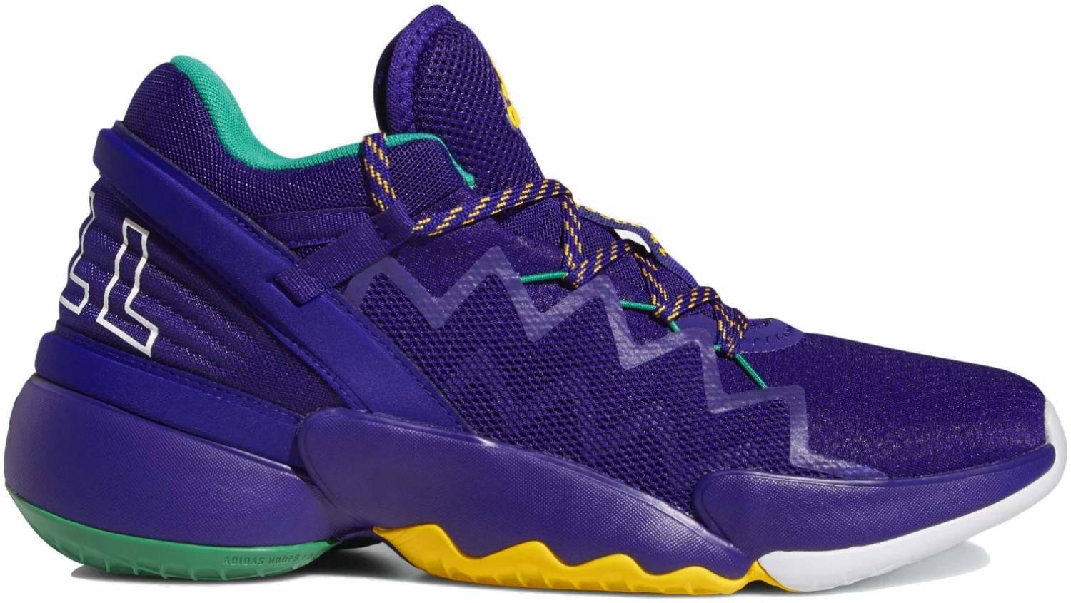 purple basketball shoes