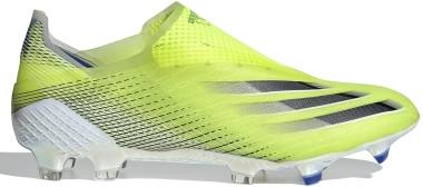 Adidas X Ghosted+ Firm Ground - Volt/Black/Blue (FW6911)