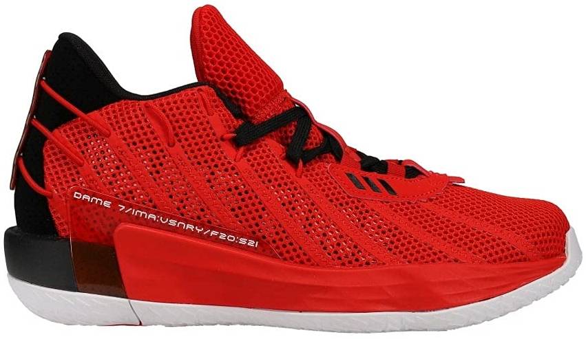 adidas red black basketball shoes