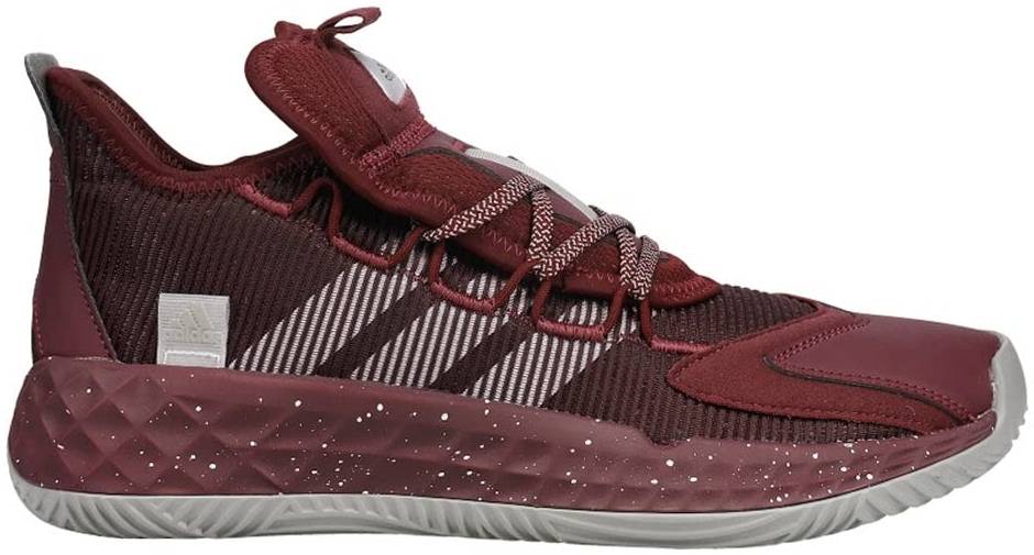 burgundy adidas basketball shoes