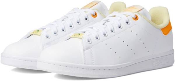 Adidas Stan Smith Vegan - white/almost yellow/orange rush (GY1895) - slide 4
