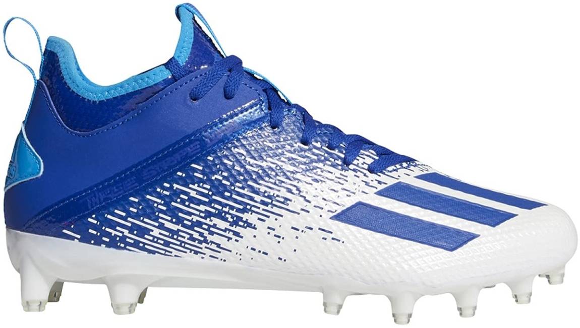 blue adizero cleats