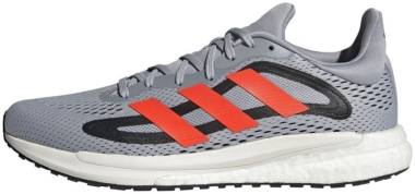 Adidas SolarGlide 4 - Halo Silver / Solar Red / Core Black (FY4107)