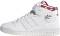 adidas forum mid cloud white off white power red e65b 60