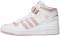 adidas forum mid women s shoes colour wonder mauve cloud white size 36 2 3 wonder mauve cloud white 30bb 60