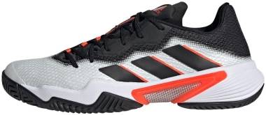 adidas men s barricade tennis shoe white core black solar red 7 5 white core black solar red 66ed 380