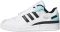 Adidas Forum Exhibit Low - Footwear White/Core Black/Aqua (GZ5390)