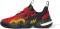 adidas trae young 1 shoes men s vivid red team colleg gold core black us footwear size system adult men numeric medium numeric 10 point 5 vivid red team colleg gold core black dc38 60