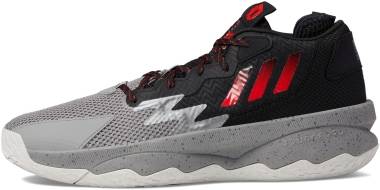 adidas unisex dame 8 basketball shoe grey red black 7 5 us men grey red black e448 380