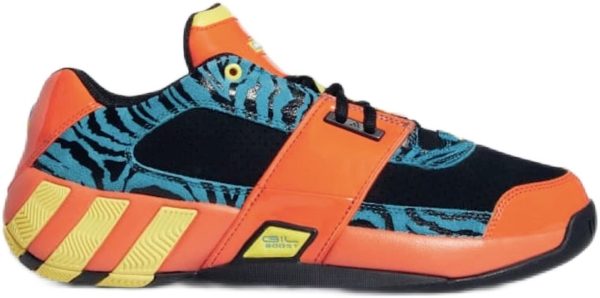  adidas Kids Unisex's Harden Vol. 4 Basketball Shoe, Signal  Coral/core Black/Signal Coral, 4 M US