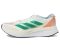 Adidas Adizero Boston 11 - White Tint / Court Green / Coral Fusion (HQ3697)