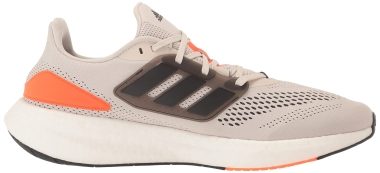Adidas Pureboost 22 - Alumina/Black/Impact Orange (GZ5176)