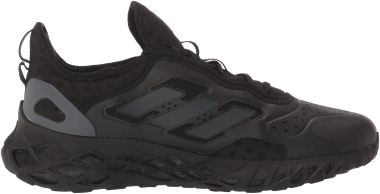adidas fire men s web boost running shoe black black blue metallic grey 10 5 black black blue metallic grey 2072 380