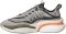 adidas today camo sneakers with orange laces for women - Metal Grey Screaming Orange Olive Strata (HP2763)