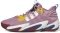 adidas king push eat on feet and legs and toes - Wonder Orchid / Off White / Shadow Red (IE9304)