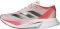 Adidas Adizero Boston 12 - Sandy Pink / Aurora Met / Solar Red (IF9218)