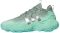 adidas trae young 3 basketball shoes pulse mint silver metallic silver gr 76ff 60
