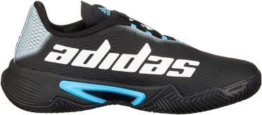 adidas men s barricade m clay tennis shoes black blue 10 5 uk black blue bcb8 380