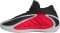 Adidas Anthony Edwards 2 - Silver Metallic / Pure Ruby / Core Black (JQ9497)