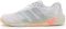 Adidas Dropset 4 - Cloud White / Silver Metallic / Lucid Orange (JR4666)