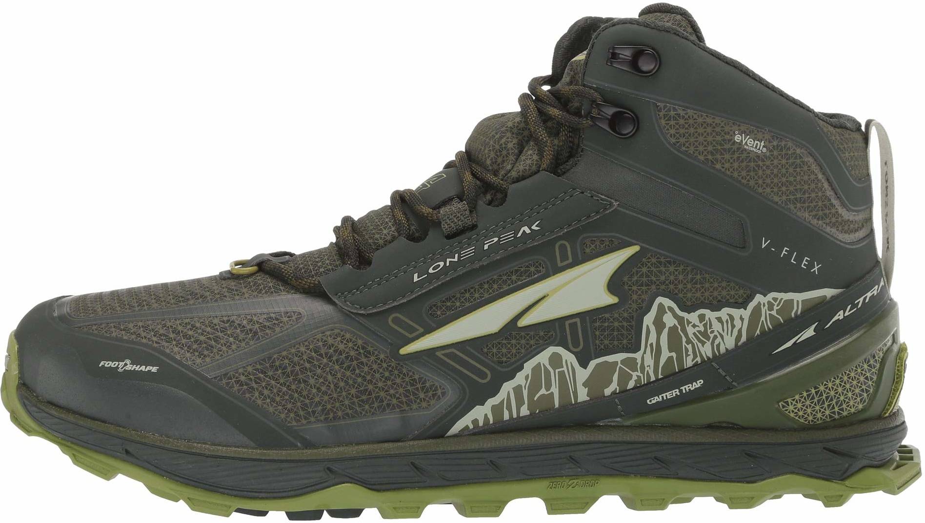 men's north peak waterproof trail shoes