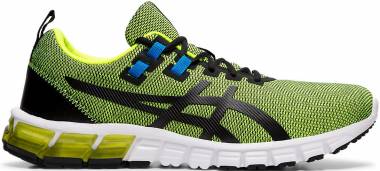 highlighter yellow running shoes