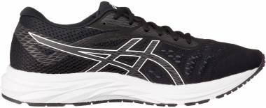 black asics runners