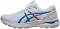 Asics Gel Nimbus 22 - White/Electric Blue (1012A665100) Asics Gel Nimbus 22 - White/Electric Blue (1012A665100)