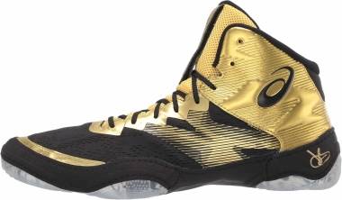 gold asics wrestling shoes