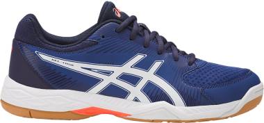 asics gel professional 14 4101 island blue netball trainers