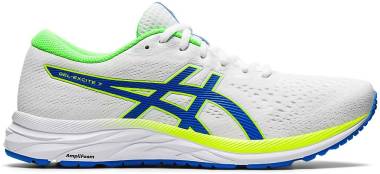 ASICS Gel Excite 7 - White/Safety Yellow (1011A657101)
