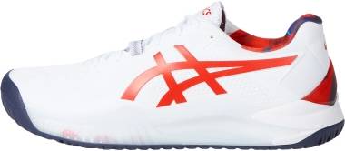 ASICS Gel Resolution 8 - White Classic Red (1041A292110)