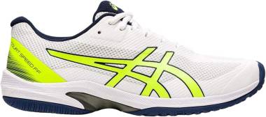 Asics Court Speed FF - White/Safety Yellow (1041A092104)