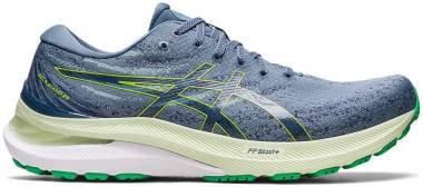 asics nimbus workwear 2015 collection - STEEL BLUE/LIME ZEST (1011B440403)