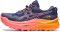 ASICS Gel-Kinsei Blast LE Marathon Running Shoes Women's Wear-resistant Cozy 1012B178-500 - Midnight/Papaya (1012B426400)