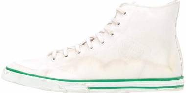 Balenciaga Men's Mixed Media Leather Track Sneakers In