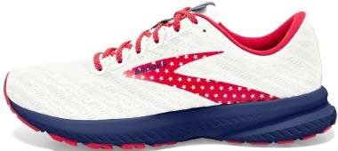 Brooks Launch 7 - White/Blue/Red (166)