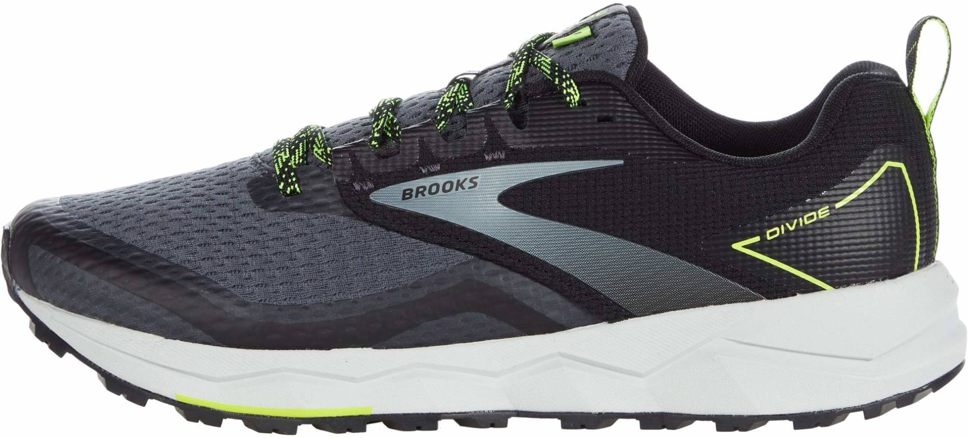 Black/Ebony/Nightlife Brooks Divide 2 Mens Trail Running Shoes 