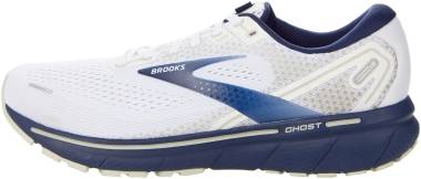 Brooks Ghost 14 - White/Grey/Navy (190)