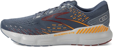 Ravenna 10 running shoe from Brooks - Grey/Chili Oil/Orange (034)