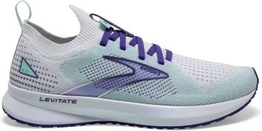 Brooks Levitate Stealthfit 5 - White/Navy Blue/Yucca (127)