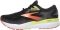 Brooks Ghost 16 - Black Mandarin Red Green (049)