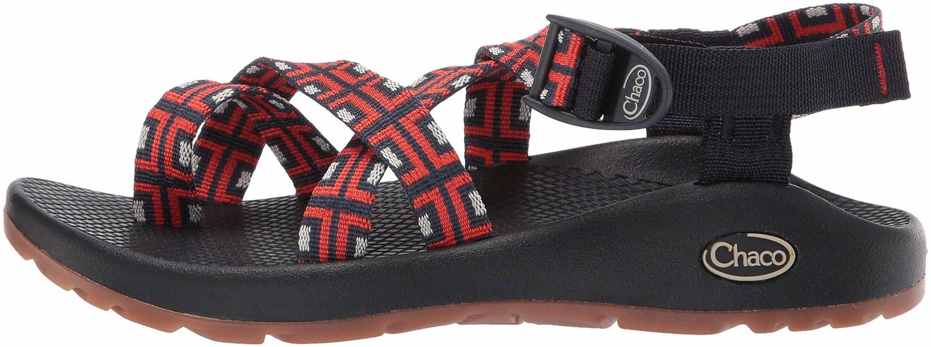 red chaco sandals