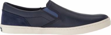 Cole Haan Nantucket Deck Slip-On Sneaker - Marine Blue Leather Suede (C27536)