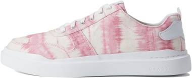 Cole Haan Grandpro Rally Canvas Court Sneaker that - Pink Ikat Print/Optic White (W25986)