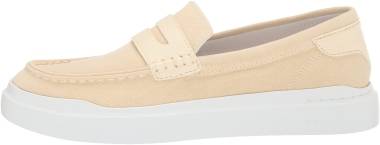 Cole Haan Grandpro Rally Canvas Penny Loafer - Shortbread Dove (W25370)