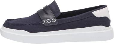 Cole Haan Grandpro Rally Canvas Penny Loafer - Marine Blue (W23263)