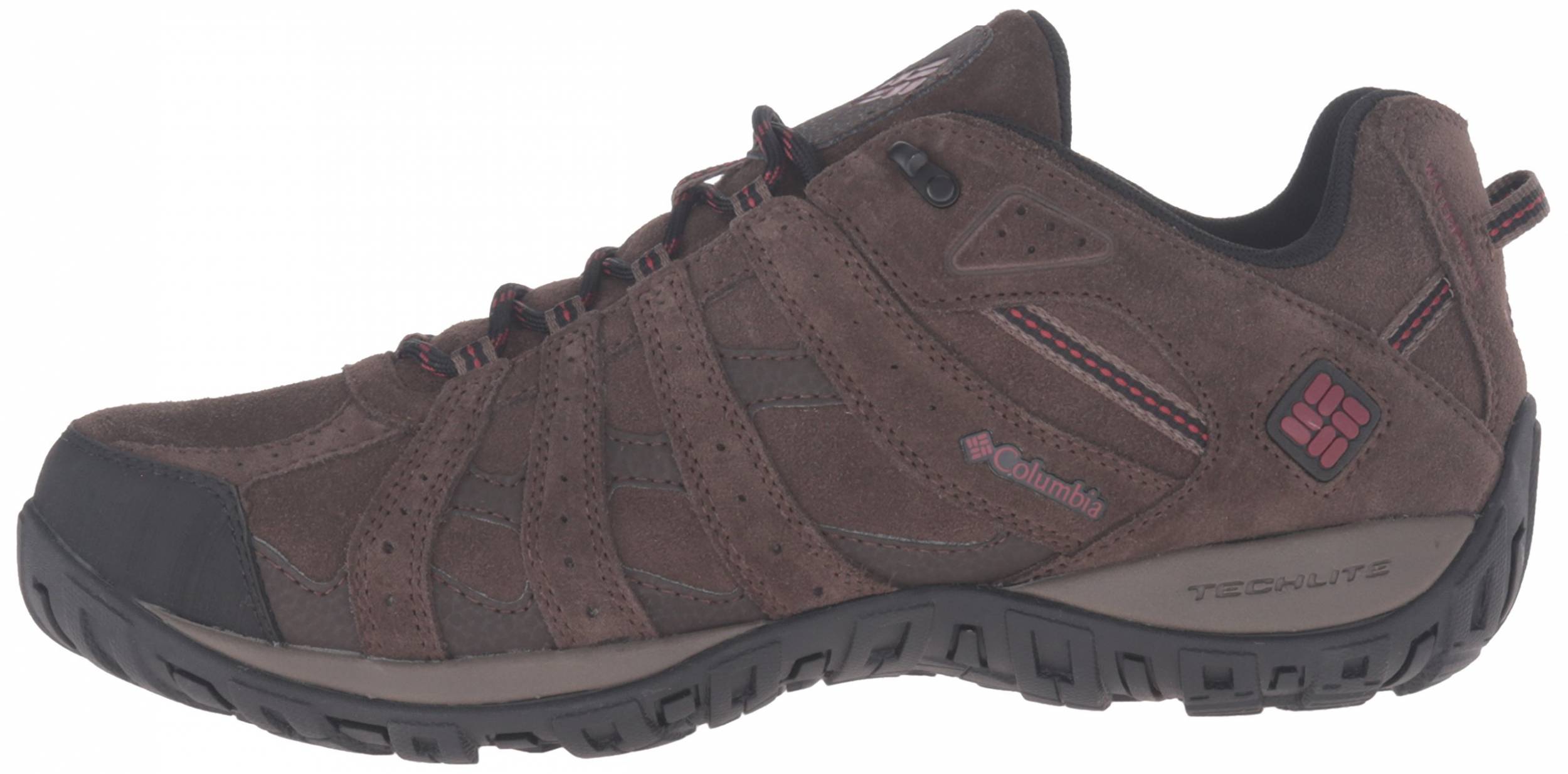 Columbia Mens Redmond Leather Omni-tech Low Rise Hiking Shoes 1691121
