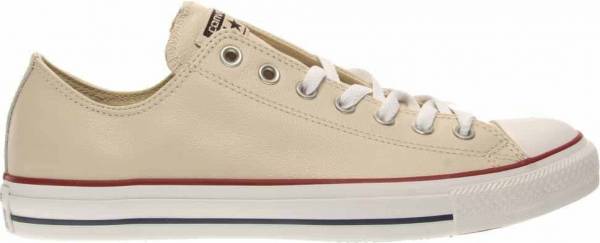converse brown leather trainers