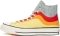 Converse Chuck 70 High Top - Gray/Orange/Yellow (169518C)